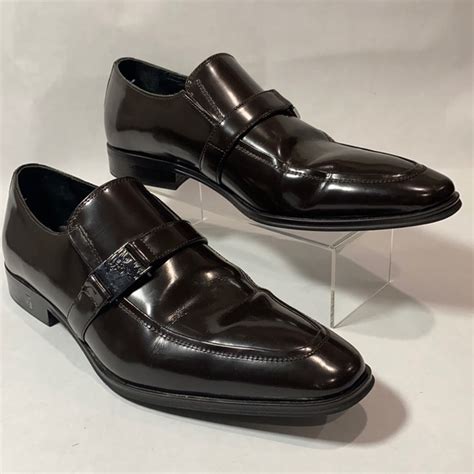 versace collection spazzolato|VERSACE COLLECTION Spazzolato Leather Loafer .